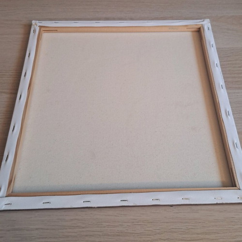 Canvas 40×40 handmade like new with letters