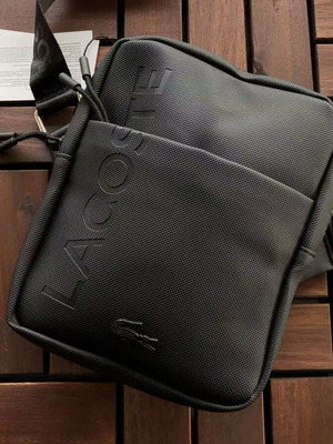 Lacoste S Flat Crossover Bag, black