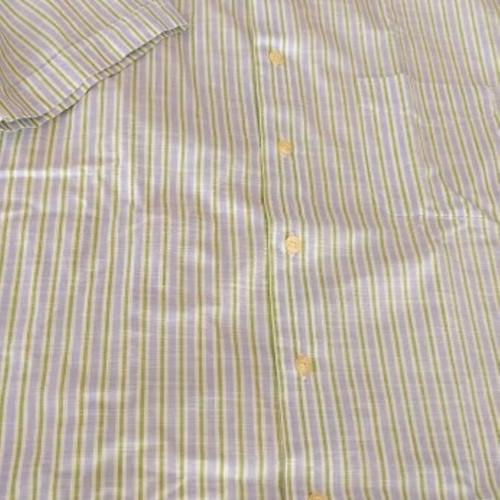 Harry Cornick men's short sleeve striped shirt new, size L