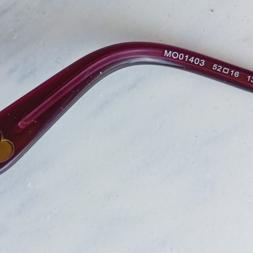 Moschino Italy prescription glasses, low diopter lenses