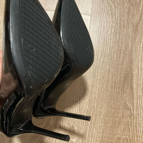 Diam Antique high heels new, size 39, 12cm heel, black