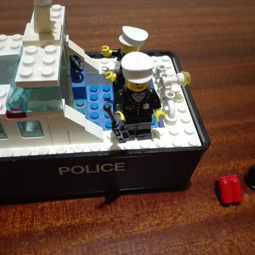 Lego 4010 Police Boat used vintage set 1987