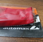 Gear shift boot red leatherette new