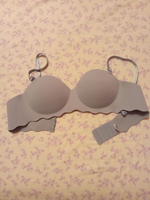 Bra gray-blue like new, size 80A/80B with inner padding