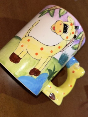 Giraffe mug like new