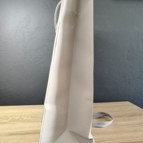 Brunello Cucinelli paper bag used, 54 x 45 x 15 cm