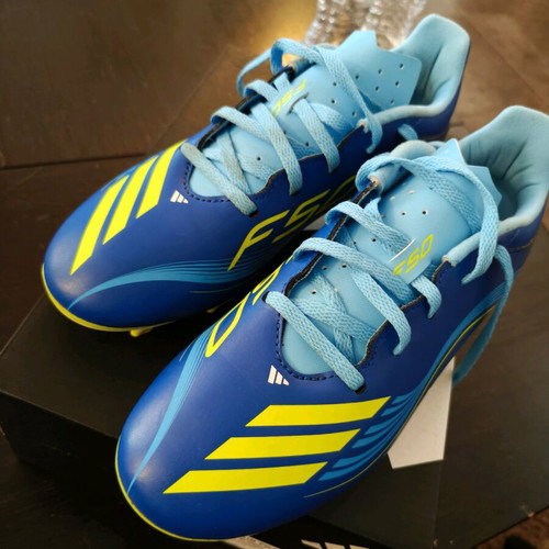 Adidas F50 Messi Club FG/MG Football Shoes size 39 ¹/³ like new, blue