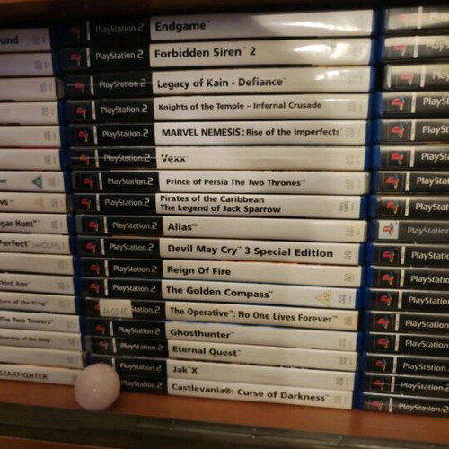 PlayStation 2 games used, collection