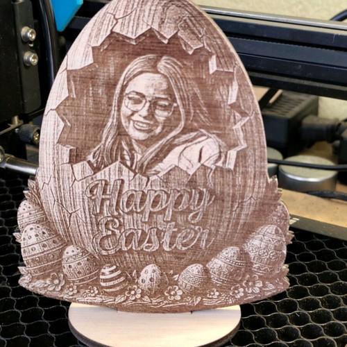 Easter embossed personalized decoration new