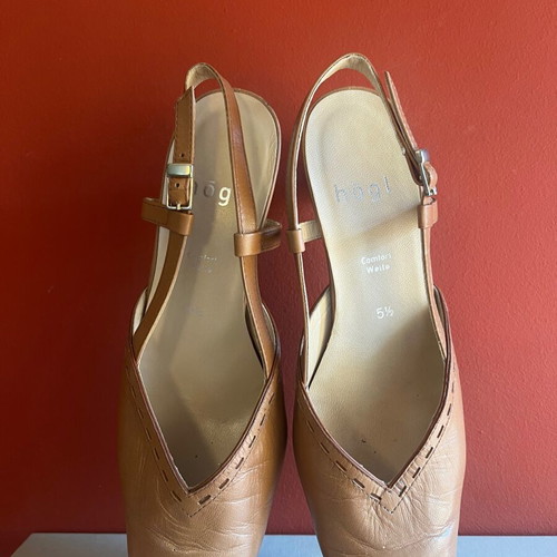 Hogl shoes used, brown, size 38.5