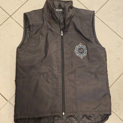 Calif sleeveless children's vest like new, black, size 13-14 years