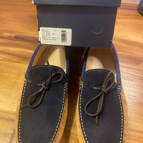 Terra loafers size 45 like new, blue and brown
