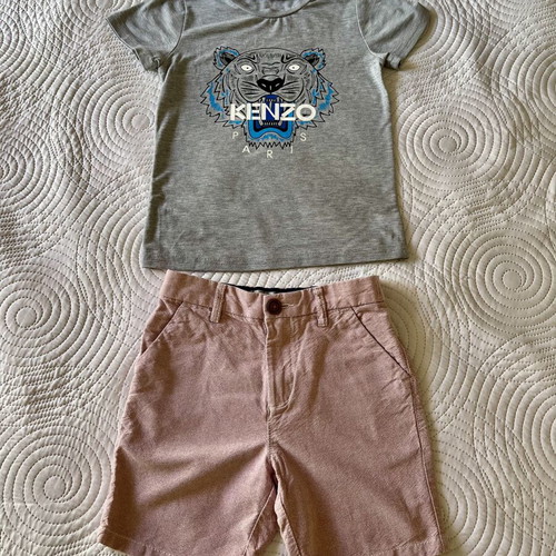 Kenzo boys' set like new, grey, size 5-6 years