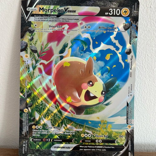 Morpeko V-Union jumbo card like new