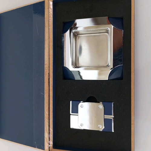 Luxury New Office Set / Smoker Lighter Ashtray