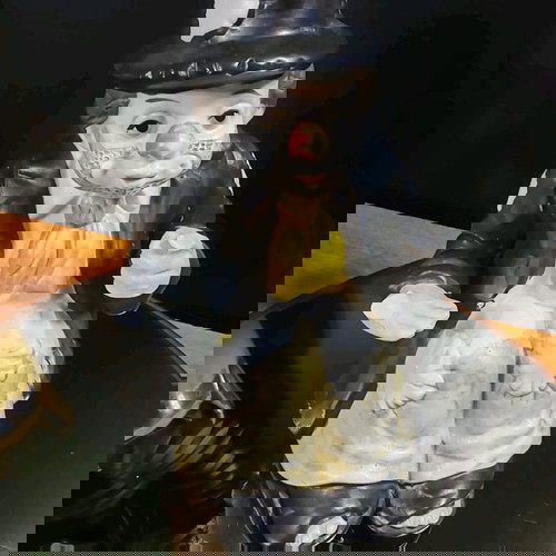 Фигурка на клоун хобо употребявана, винтидж