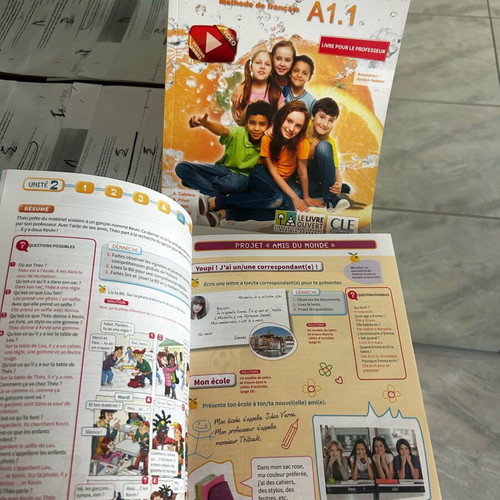 Jus d'orange 1 French learning book A1.1