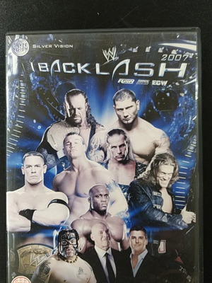BackLash 2007 DVD used with subtitles