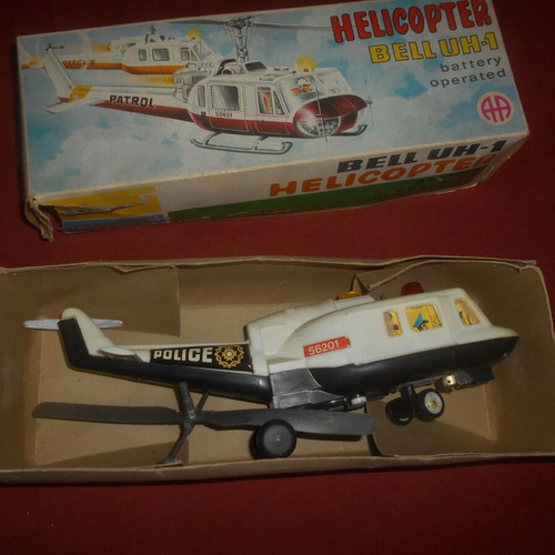 Ananiadis Bell UH-1 Police Helicopter Model 1970, like new
