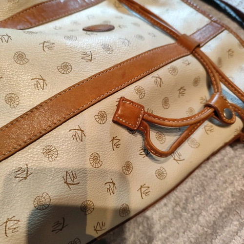 Kenza leather women's bucket bag used, crossbody