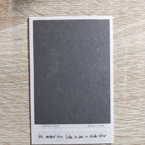 Stray Kids Hyunjin Rockstar Polaroid new, kpop