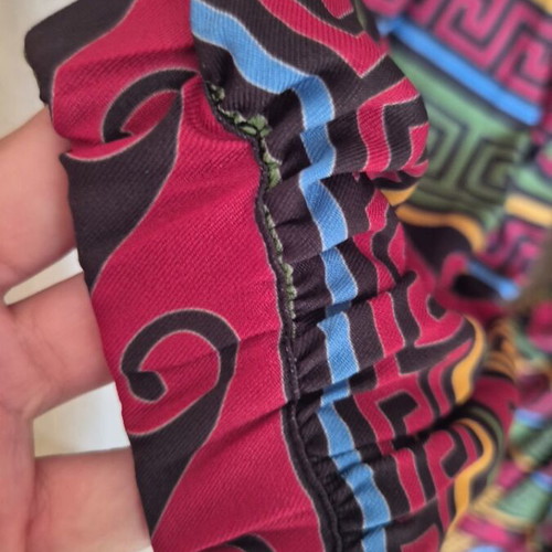 Melitta colorful top and midi kimono