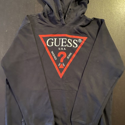 Guess hoodie blue like new, age 14