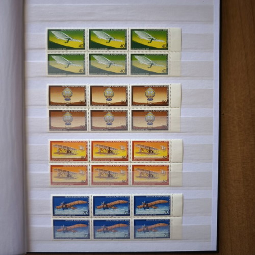 Berlin Collection of 50 Unused Lux Stamp Sheets in A4 Album