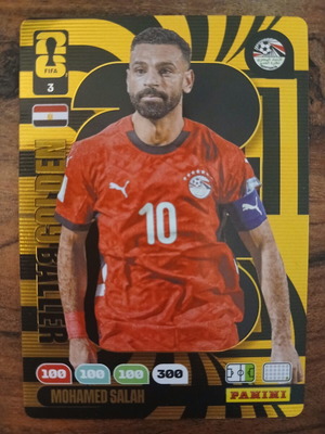 Panini World Cup 2026 Golden Baller Mohamed Salah κάρτα σαν καινούργιο
