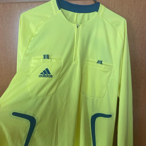 Adidas referee blouse vintage used, yellow, size XL