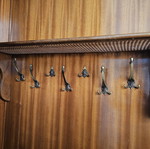 Coat rack with hooks like new