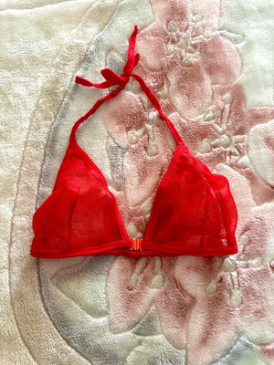 Lingerie used, size S/M, red