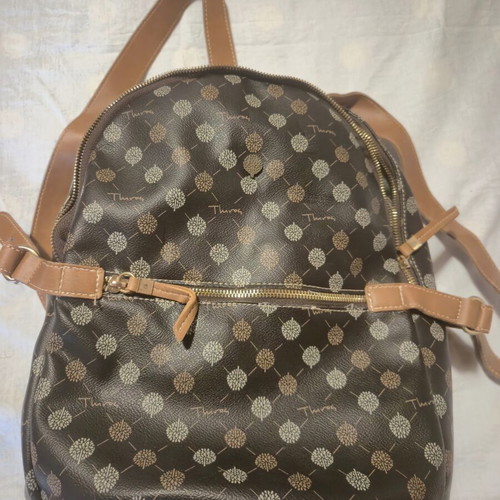 Thiros backpack with olive tree pattern