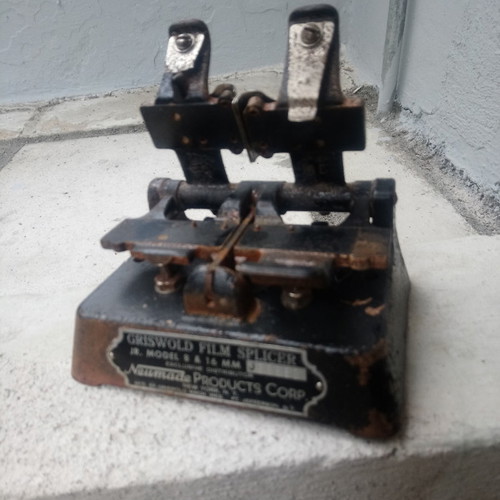 Film splicing tool used, American