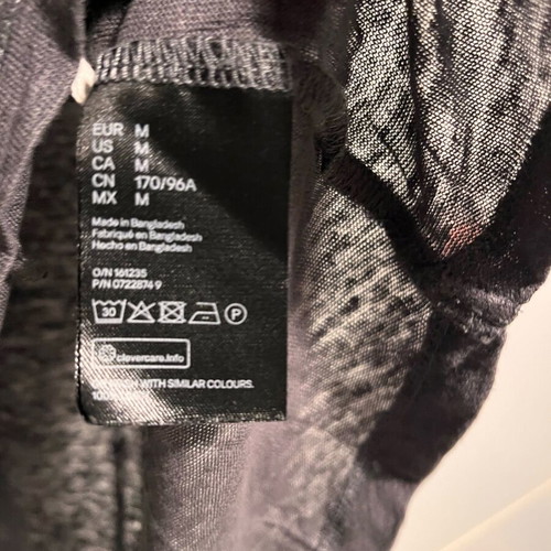 Women's long-sleeve blouse H&M like new, grey charcoal size M