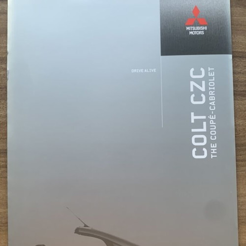 Mitsubishi Colt CZC brochure new, authentic prospectus