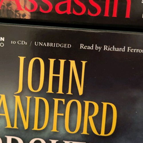 Audiobooks mystery and crime like new, pack of 6 titles