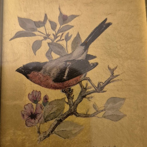 Chromolithograph frame used with 23 kt gold leaf 22x20