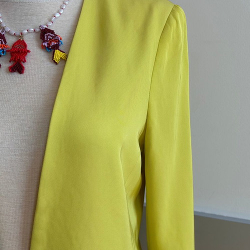 Pinko blazer like new, vibrant yellow, size M/L