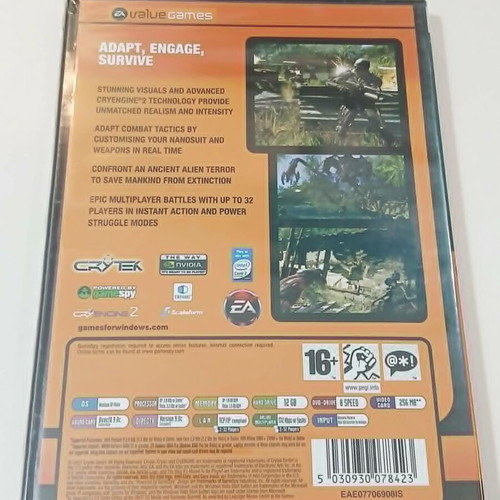 Crysis PC game new, sealed