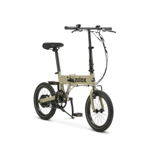 Nilox J2 electric folding city bike, beige