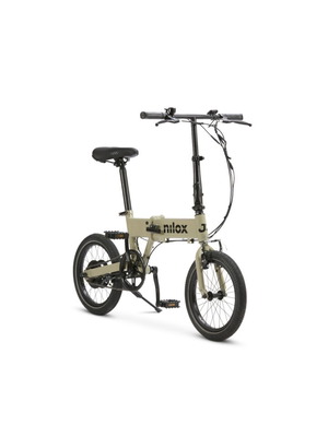 Nilox J2 electric folding city bike, beige