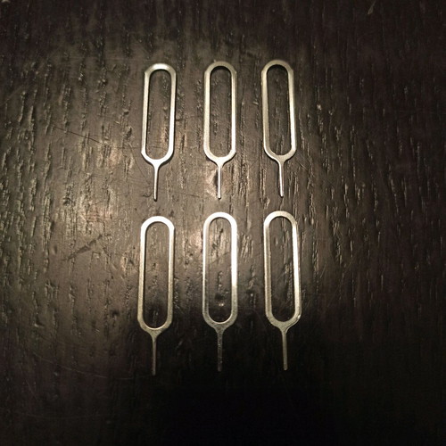 Sim card removal accessories new, pack of 6 pieces