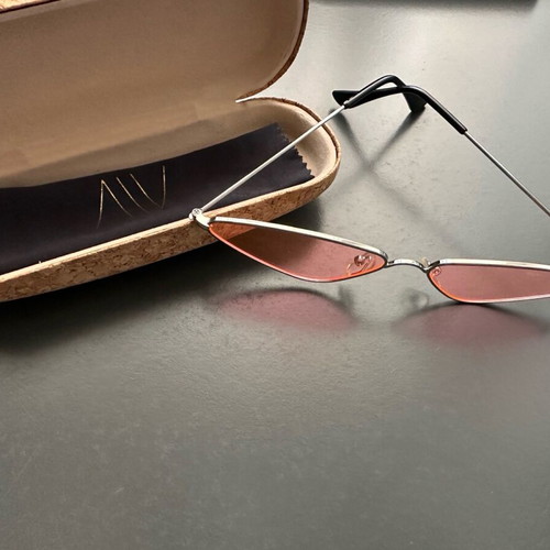 AV Sunglasses with pink lens like new