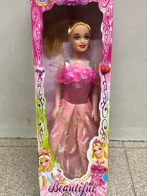 Doll with pink dress new
