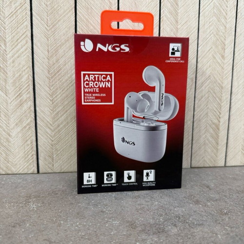 NGS Artica Crown Wireless Bluetooth Earbuds new