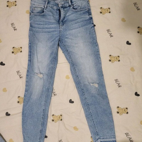 Pull & Bear denim pants used, blue, size S