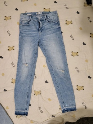 Pull & Bear denim pants used, blue, size S