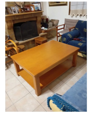 Handmade coffee tables used, set of 2