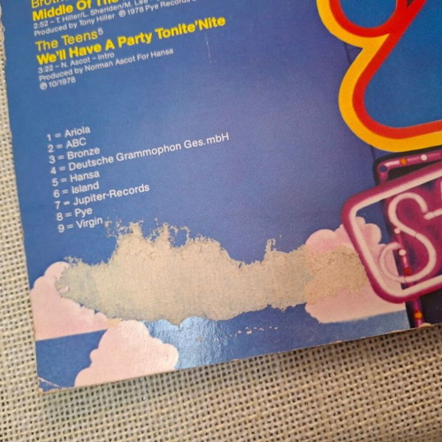 Super 20 International Starlights LP βινύλιο άλμπουμ